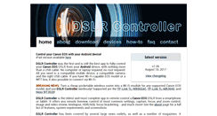 Desktop Screenshot of dslrcontroller.com